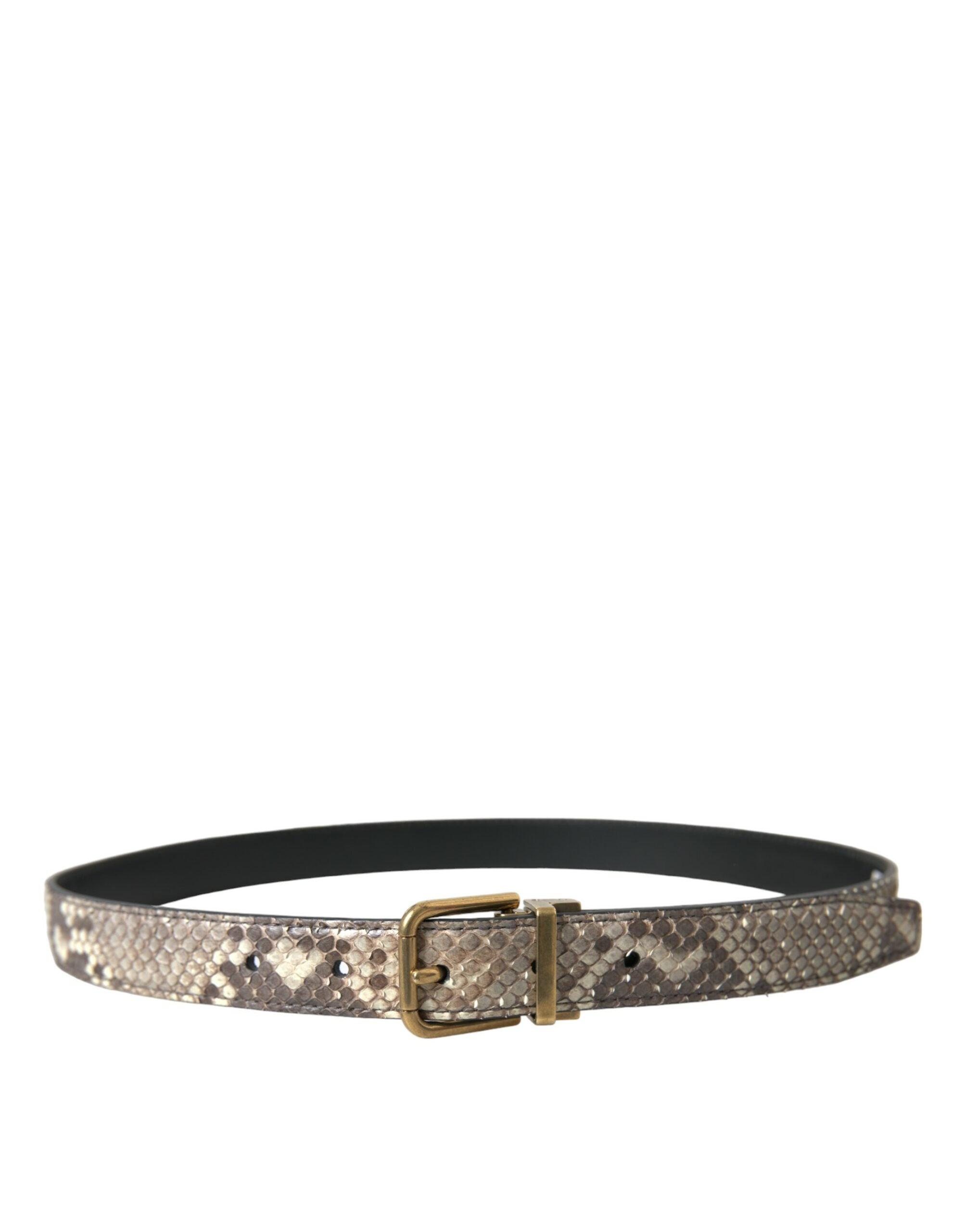 Elegant Italian Leather Belt - Divitiae Glamour