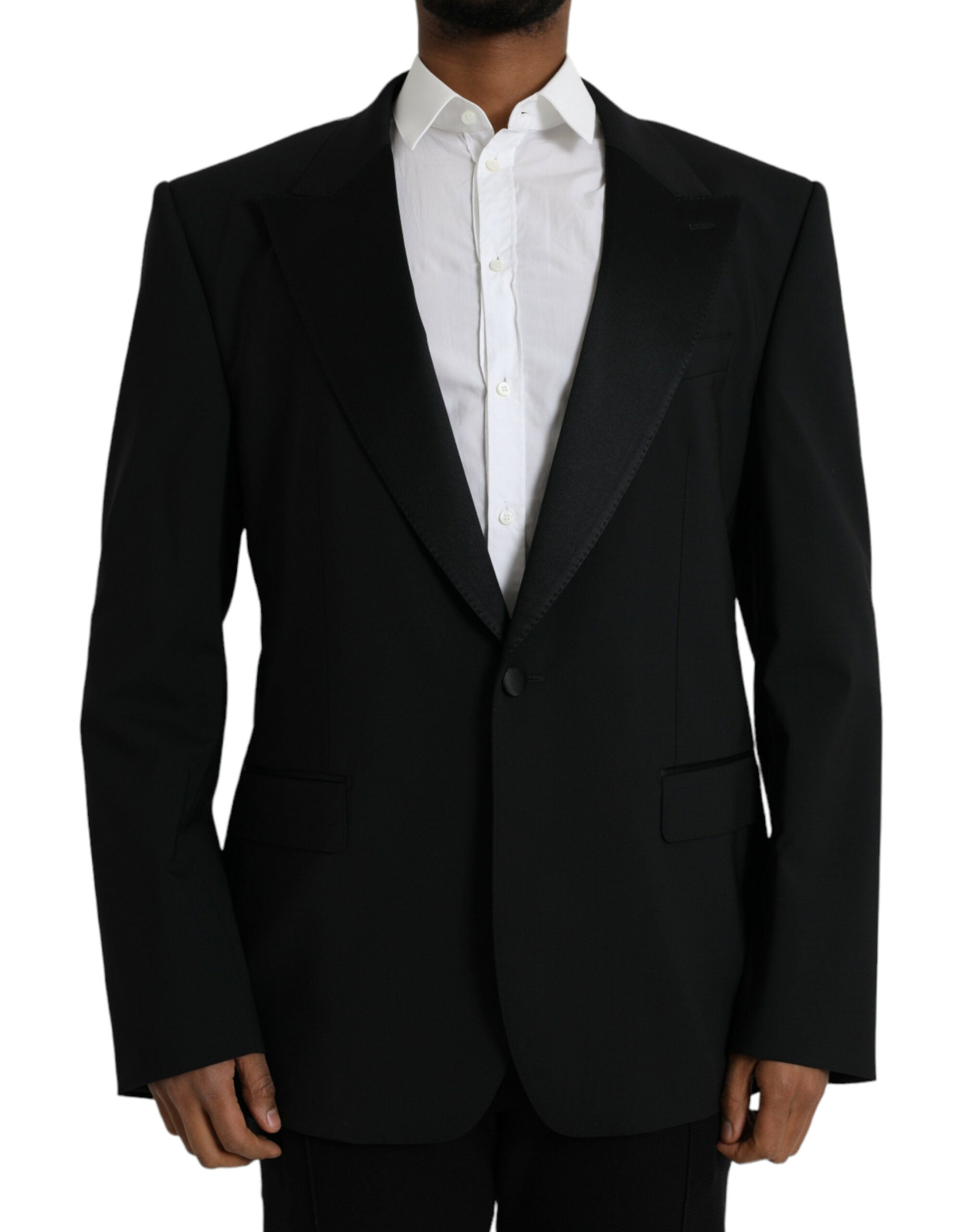 Black SICILIA Single Breasted Coat Blazer - Divitiae Glamour