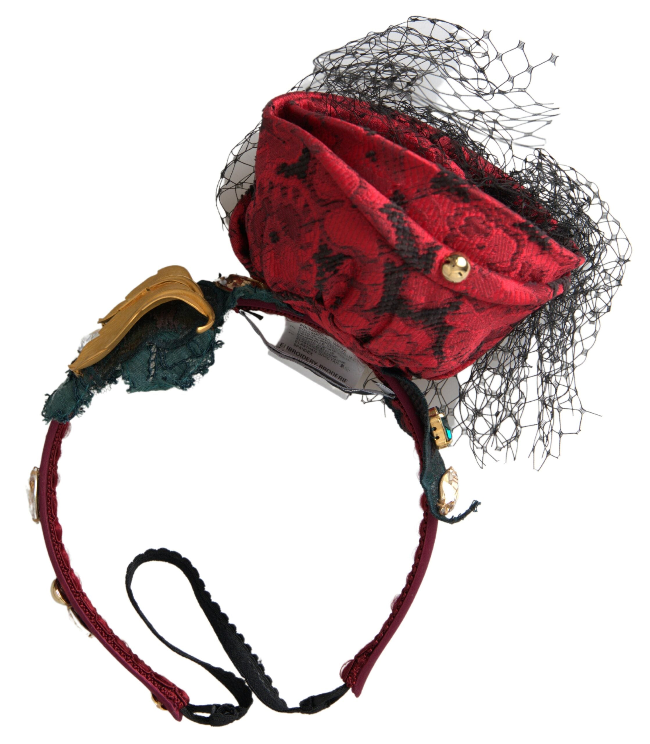 Enchanted Rose Crystal Headband Diadem - Divitiae Glamour