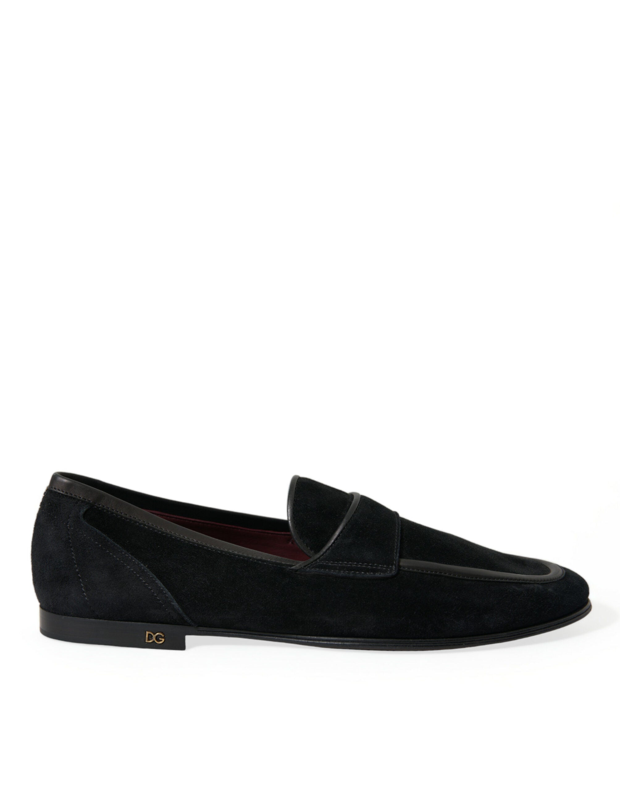 Elegant Velvet Black Loafers for Men - Divitiae Glamour