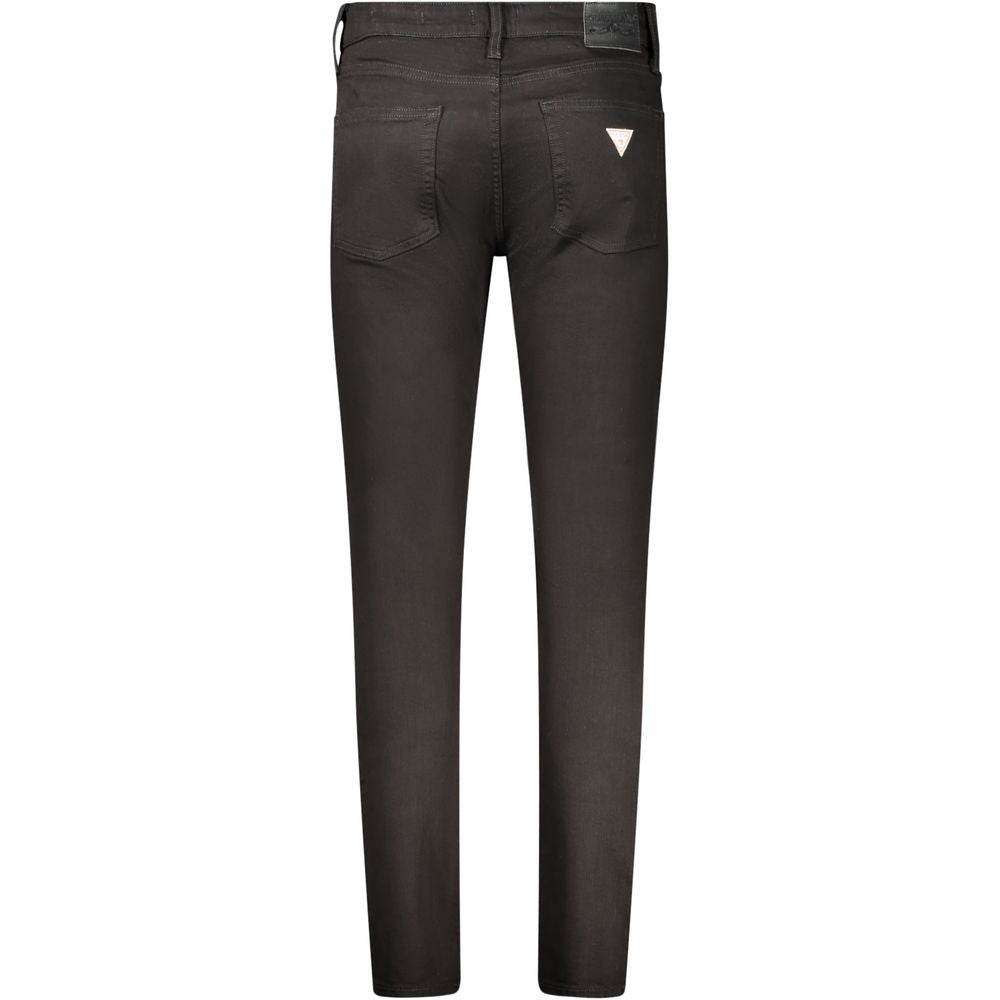 Black Cotton Jeans & Pant