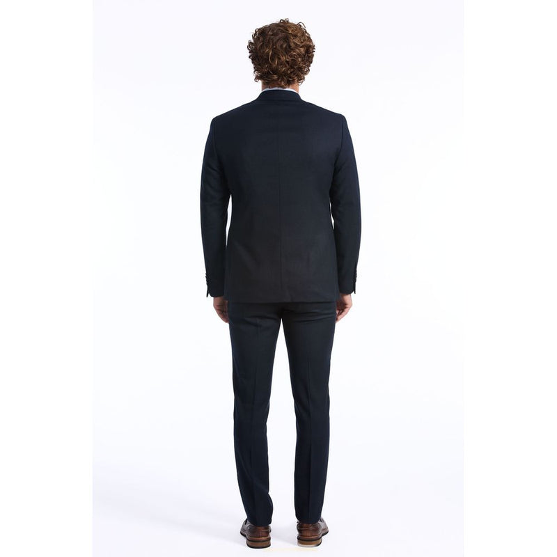 Baldinini Trend Blue Wool Men Suit