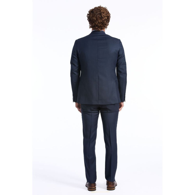 Baldinini Trend Blue Wool Suit