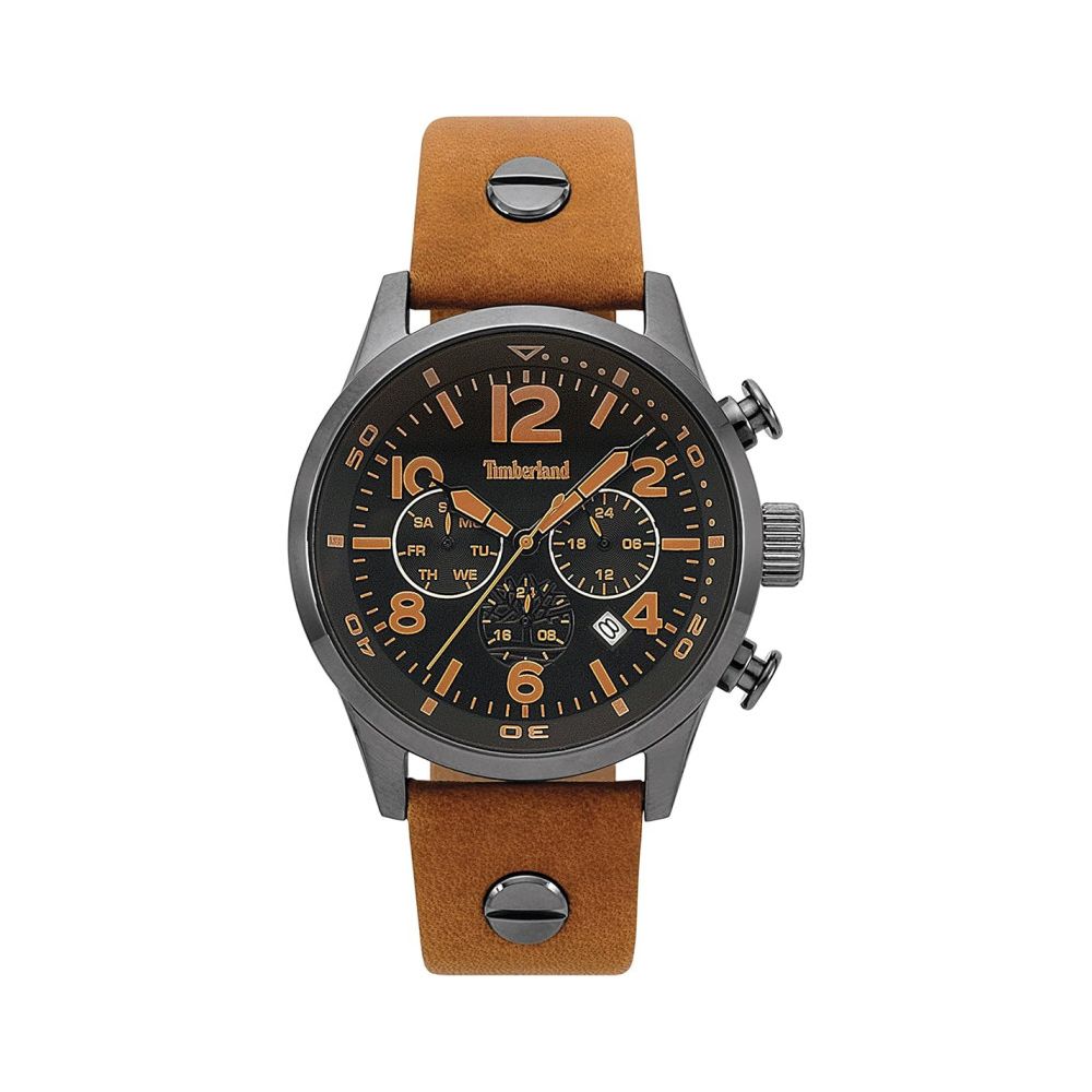 Orange Leather Watch