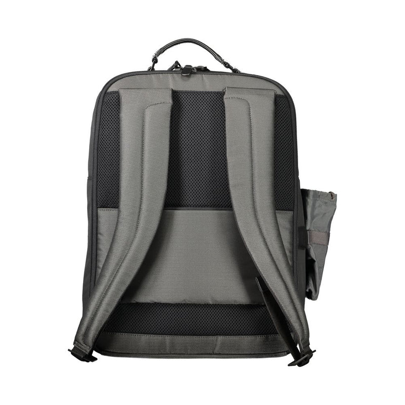 Piquadro Gray Polyester Backpack