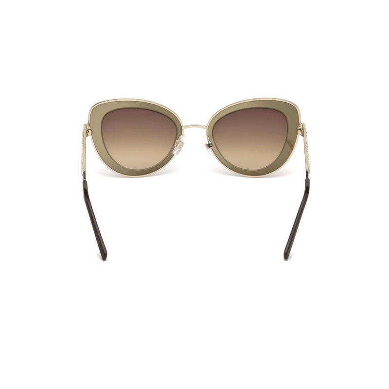 Swarovski Brown Metal Sunglasses