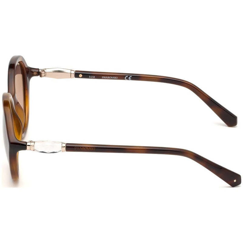 Swarovski Brown Acetate Sunglasses