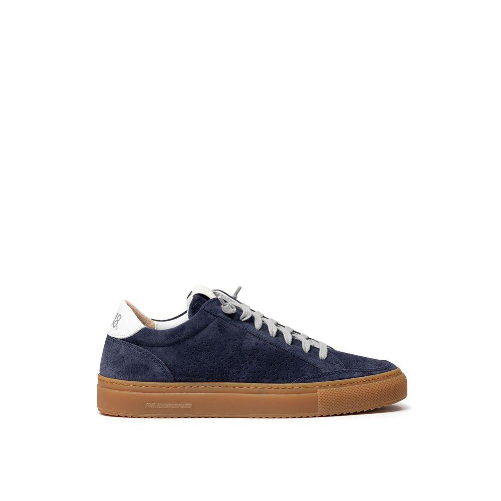 P448 Blue Leather Sneaker