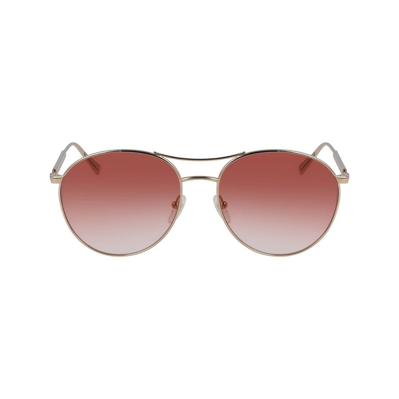 Longchamp Gold Metal Sunglasses