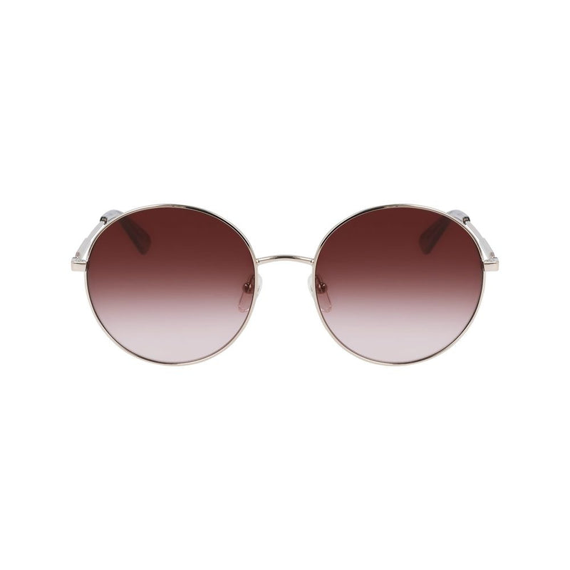 Longchamp Gold Metal Sunglasses