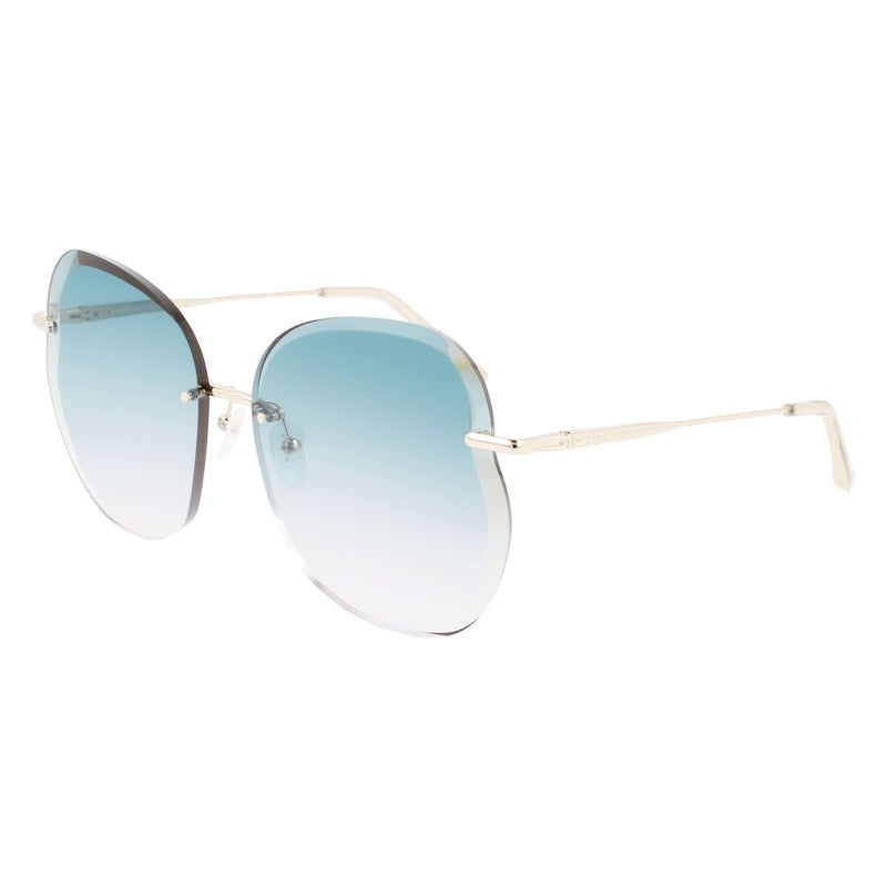 Longchamp Gold Metal Sunglasses