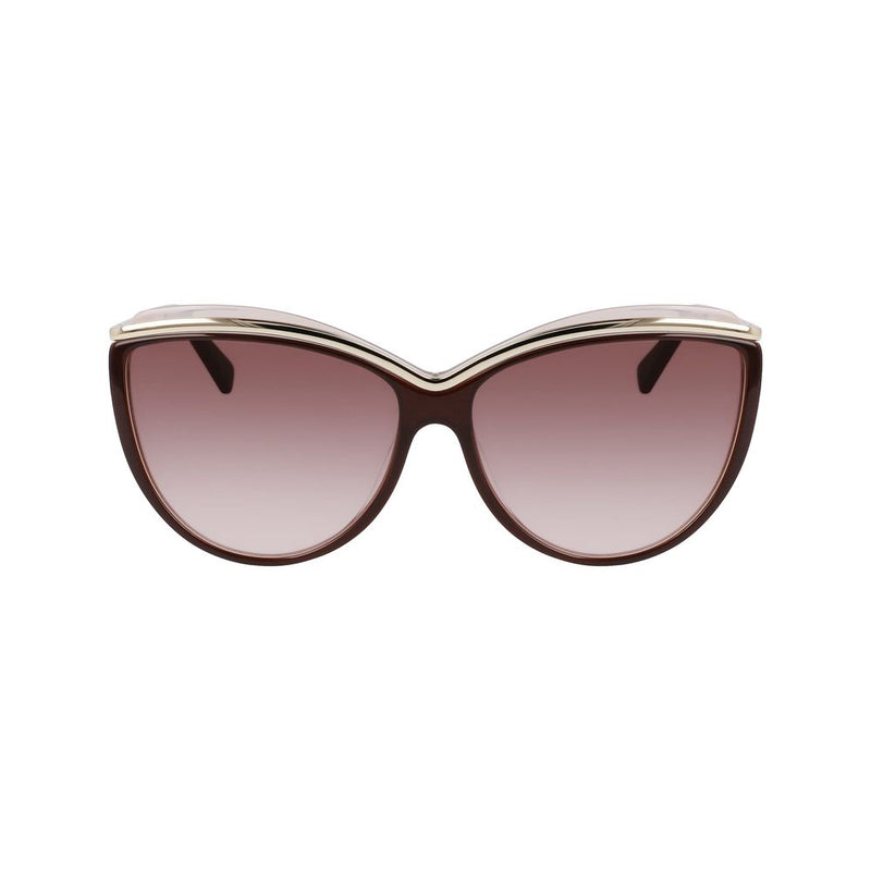 Longchamp Brown Acetate Sunglasses