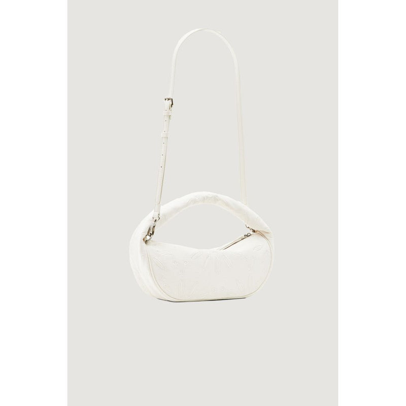 Desigual Cream Juta Handbag