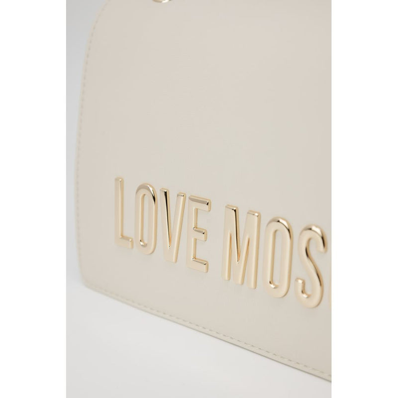 Love Moschino Beige Polyethylene Handbag