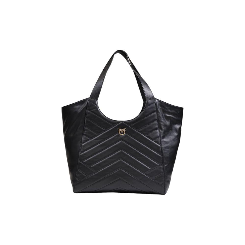 PINKO Black Leather Handbag