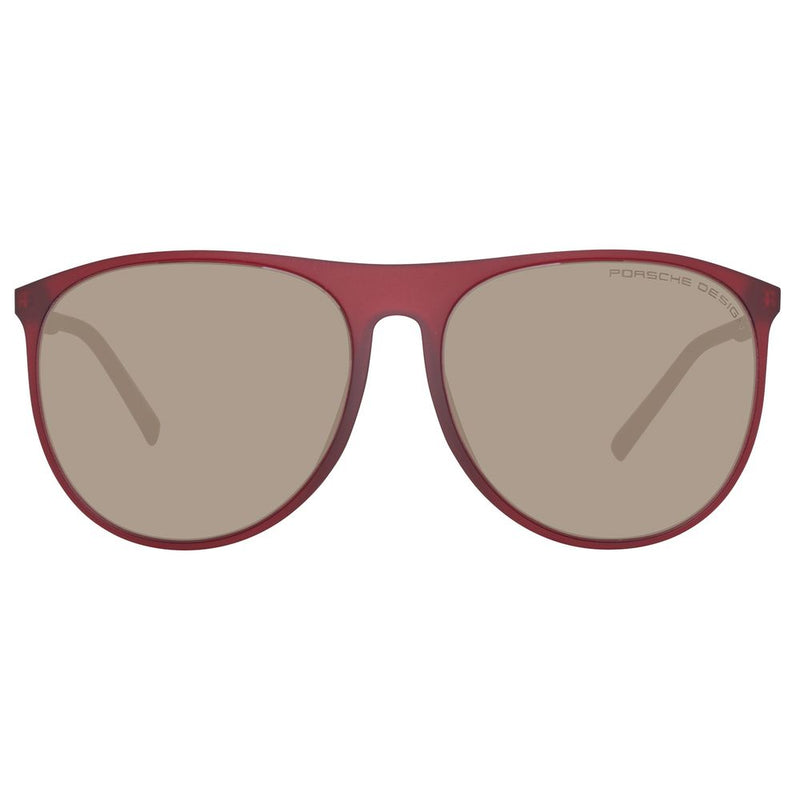 Porsche Design Burgundy Unisex Sunglasses