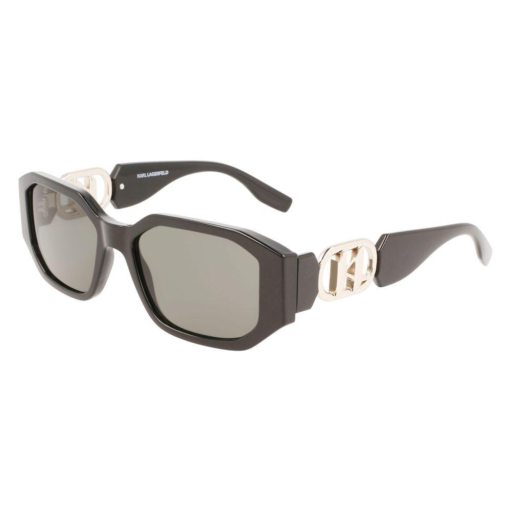 Karl Lagerfeld Black Injected Sunglasses