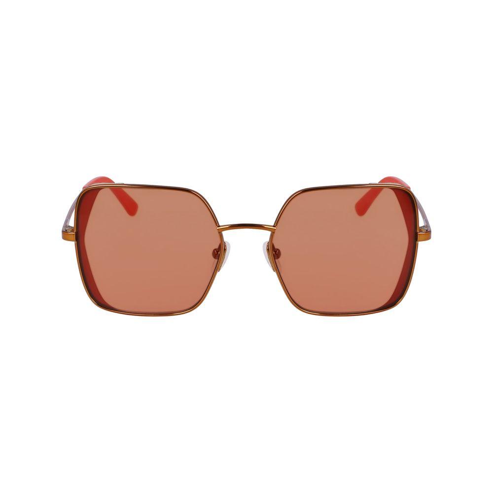 Karl Lagerfeld Orange Metal Sunglasses