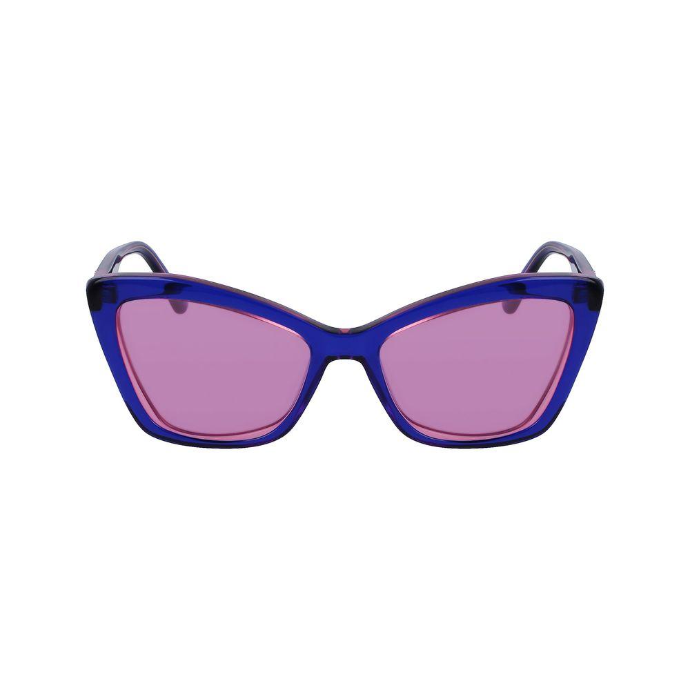 Karl Lagerfeld Blue Acetate Sunglasses