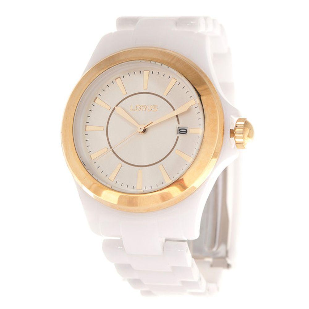 Lorus White Plastic Watch