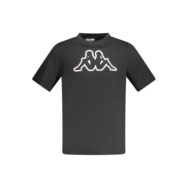 Kappa Black Cotton T-Shirt