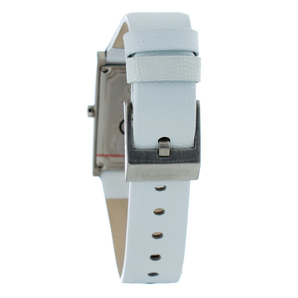 Chronotech White Leather Watch