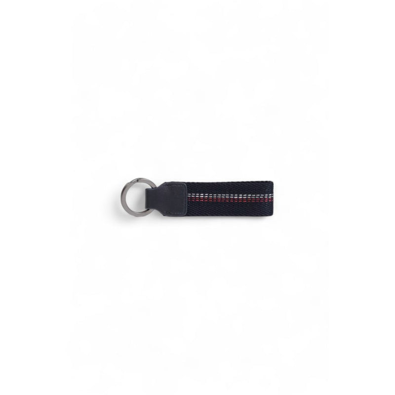 Tommy Hilfiger Blue Leather Keychain