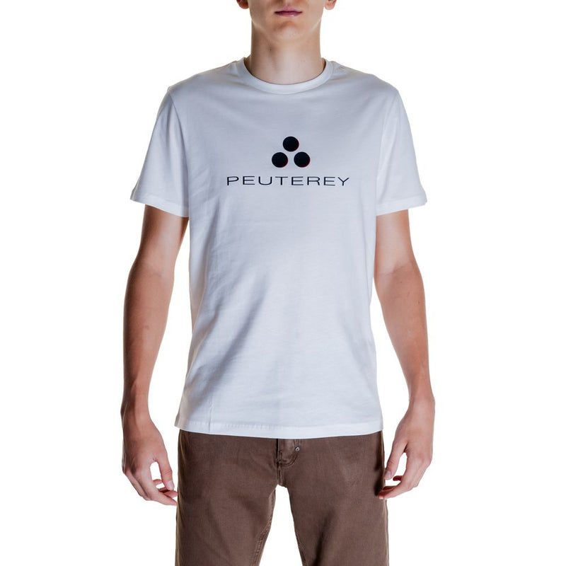 Peuterey White Cotton T-Shirt