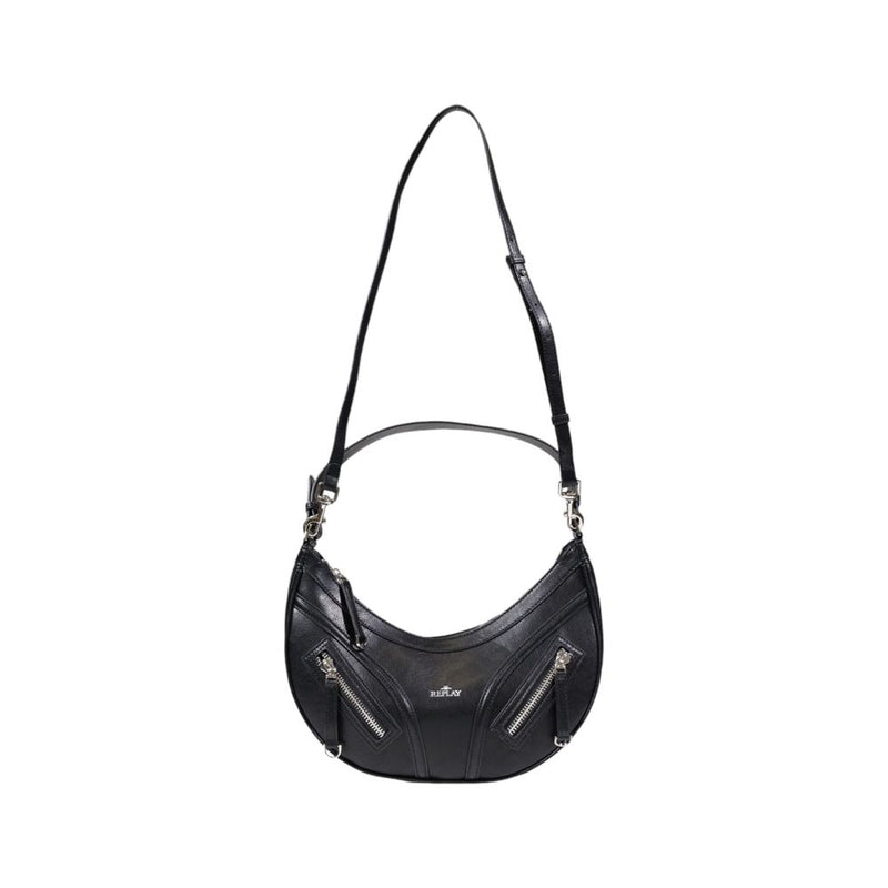 Replay Black Polyester Handbag