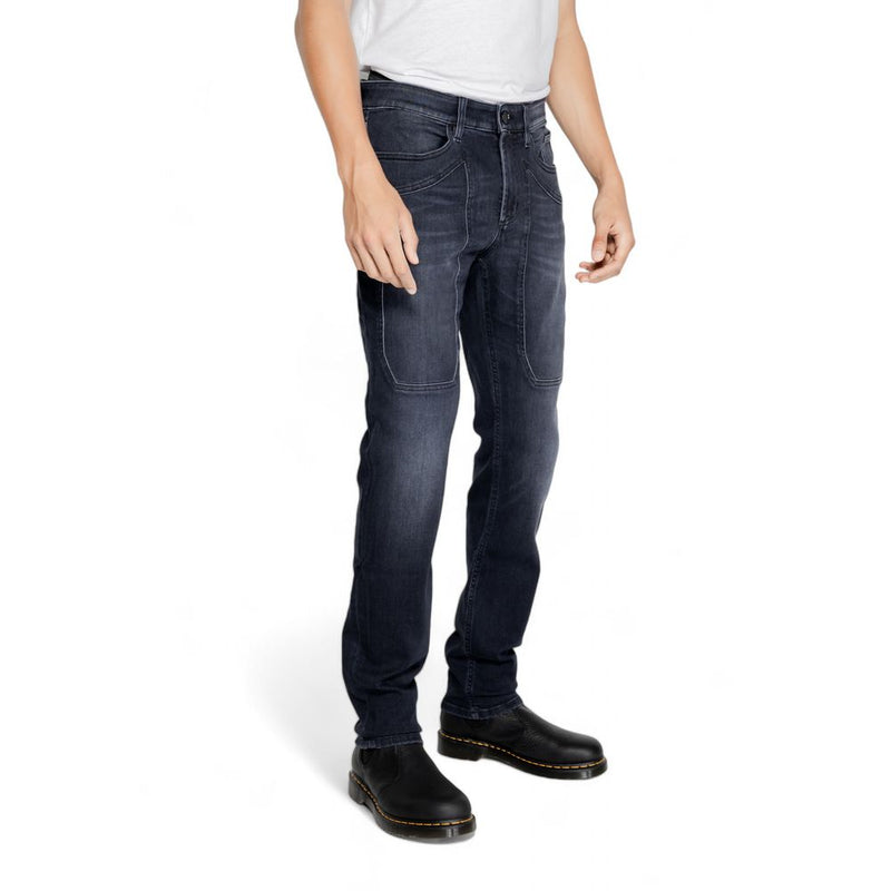 Jeckerson Blue Cotton Jeans & Pant