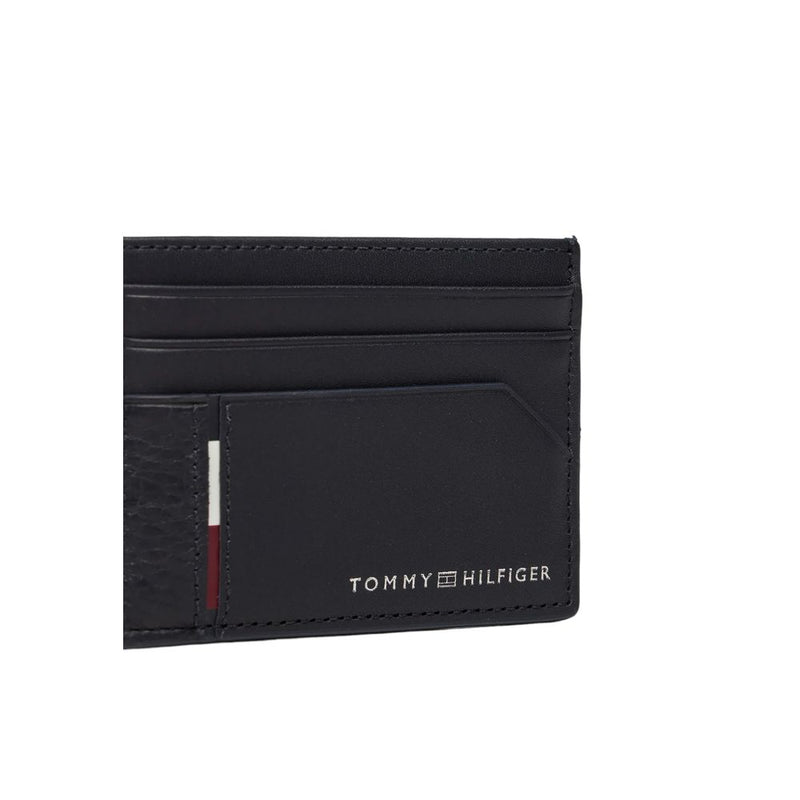 Tommy Hilfiger Blue Leather Wallet