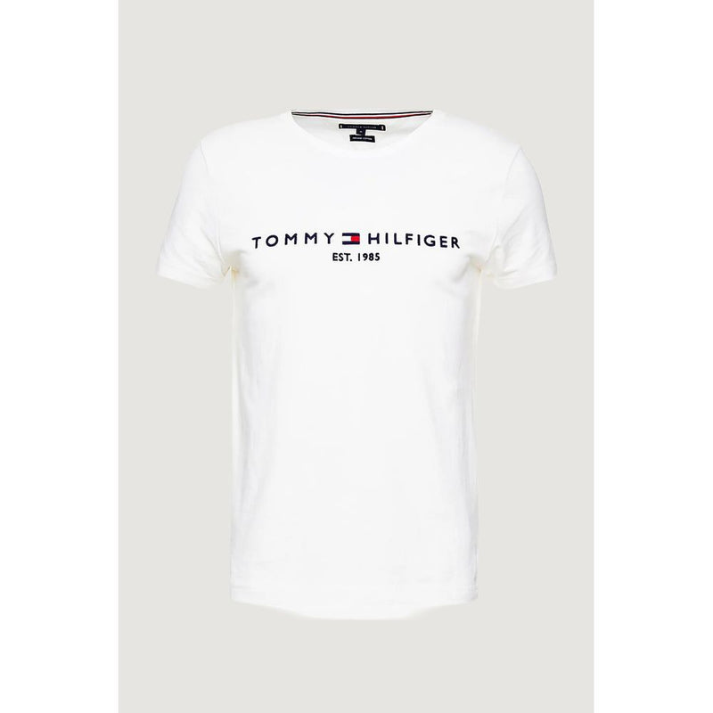 Tommy Hilfiger Cream Cotton T-Shirt