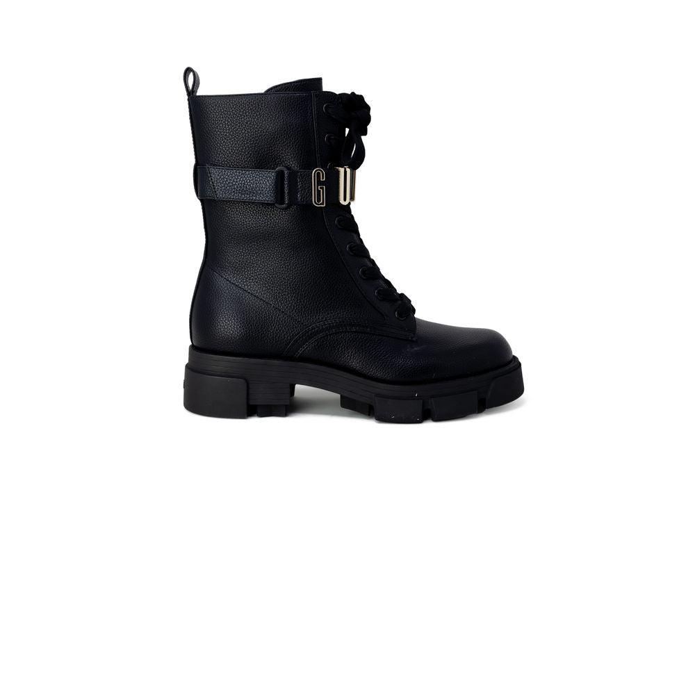 Guess Black Synthetic Leather Boot