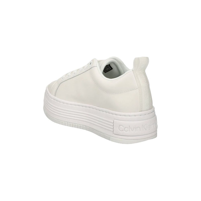 Calvin Klein Jeans White Leather Sneaker