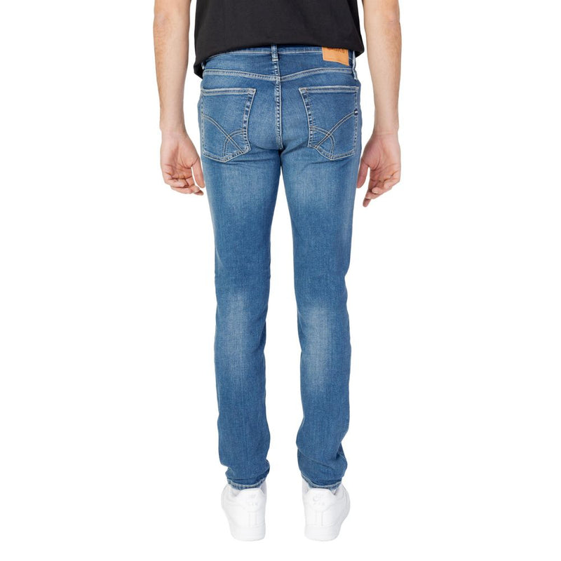 Gas Blue Cotton Jeans & Pant