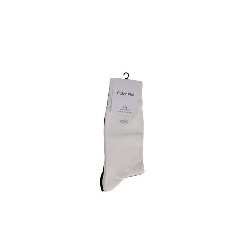 Calvin Klein White Cotton Sock