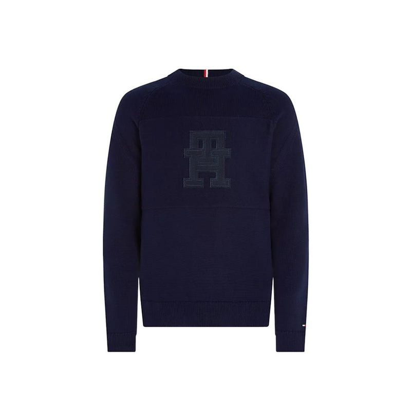 Tommy Hilfiger Blue Cotton Sweater