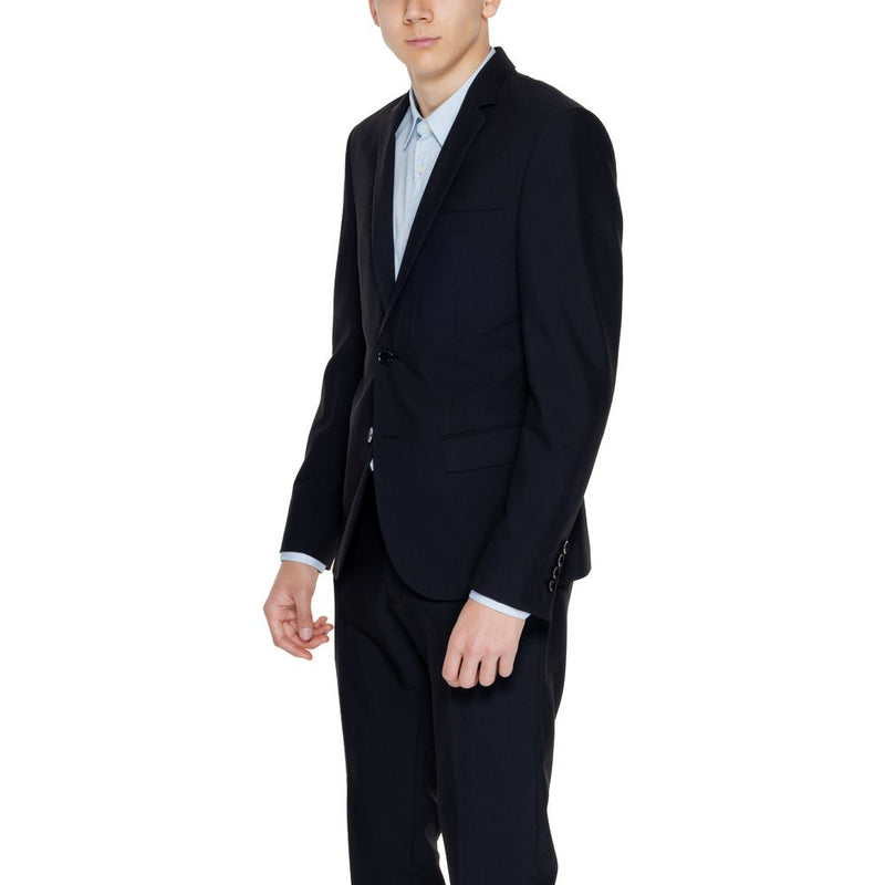 Antony Morato Black Polyester Suit