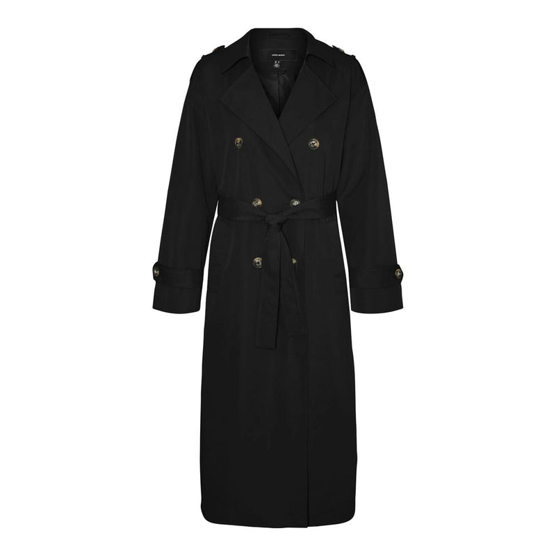 Vero Moda Black Polyester Jackets & Coat