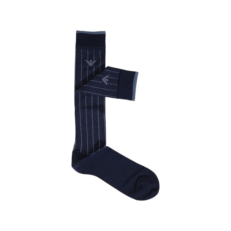 Emporio Armani Underwear Blue Cotton Sock