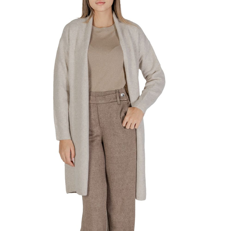 Morgan De Toi Beige Polyester Cardigan