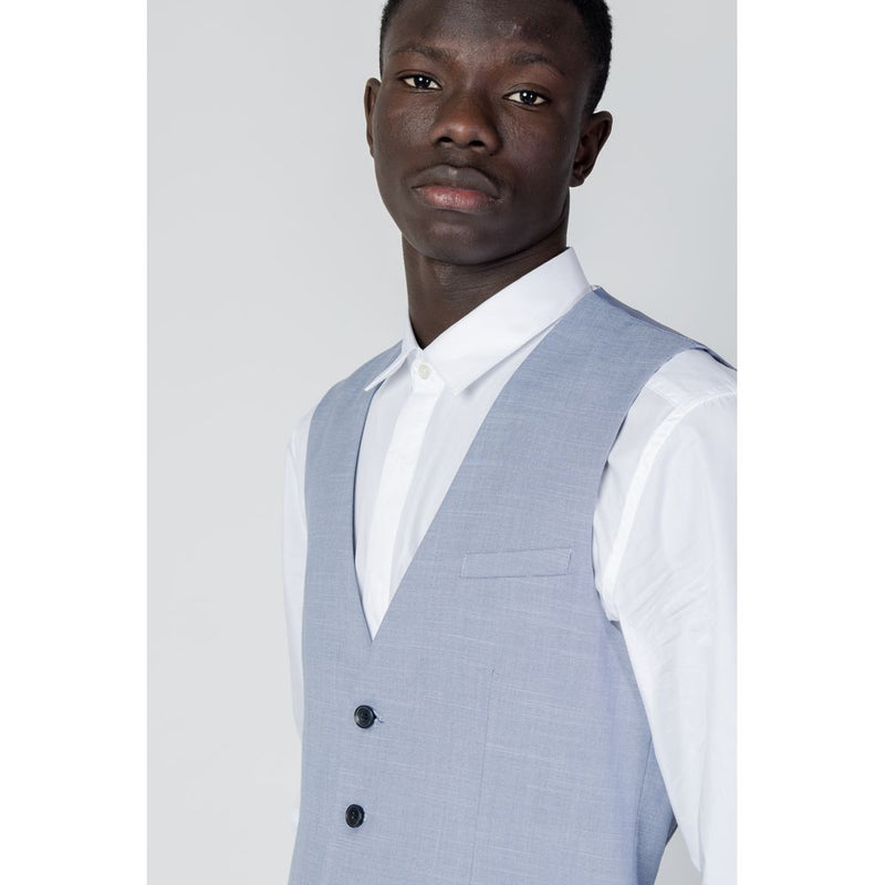 Antony Morato Blue Polyester Vest