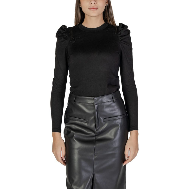 Jacqueline De Yong Black Polyester Tops & T-Shirt