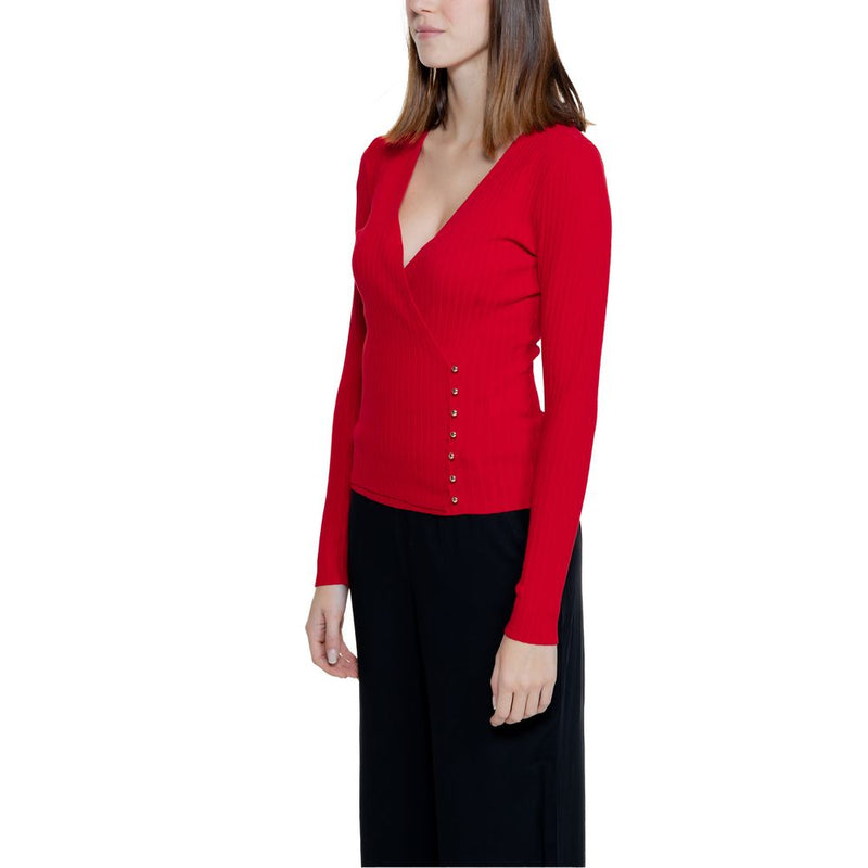 Morgan De Toi Red Viscose Tops & T-Shirt