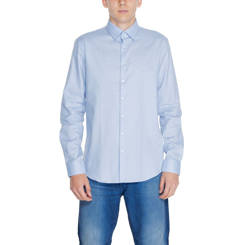 Calvin Klein Blue Cotton Shirt