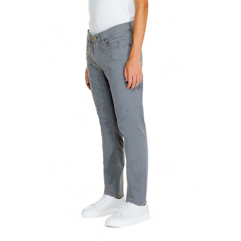 Jeckerson Gray Cotton Jeans & Pant