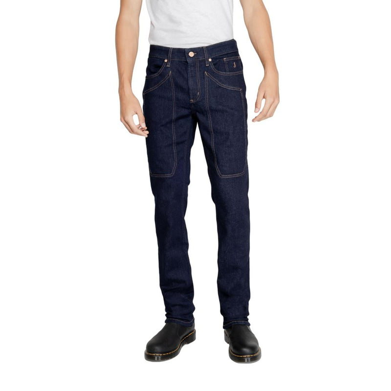 Jeckerson Blue Cotton Jeans & Pant