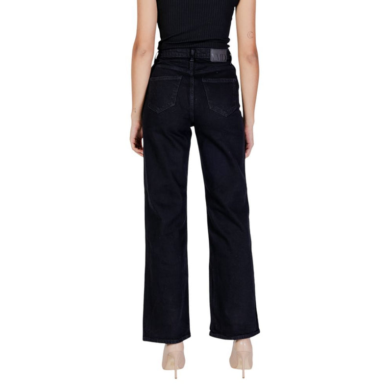 Vero Moda Black Cotton Jeans & Pant