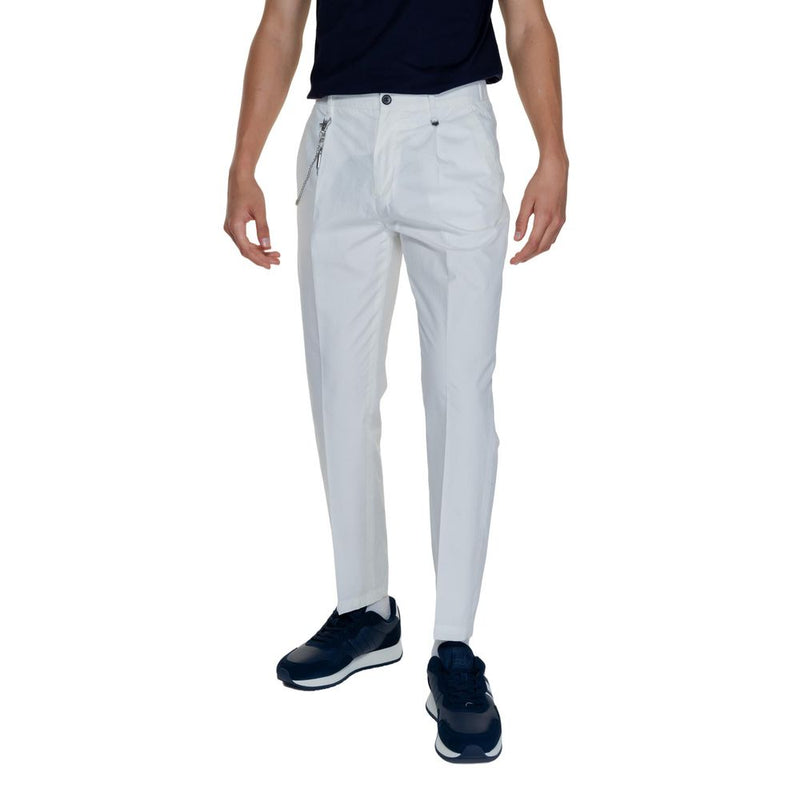 Antony Morato White Cotton Jeans & Pant