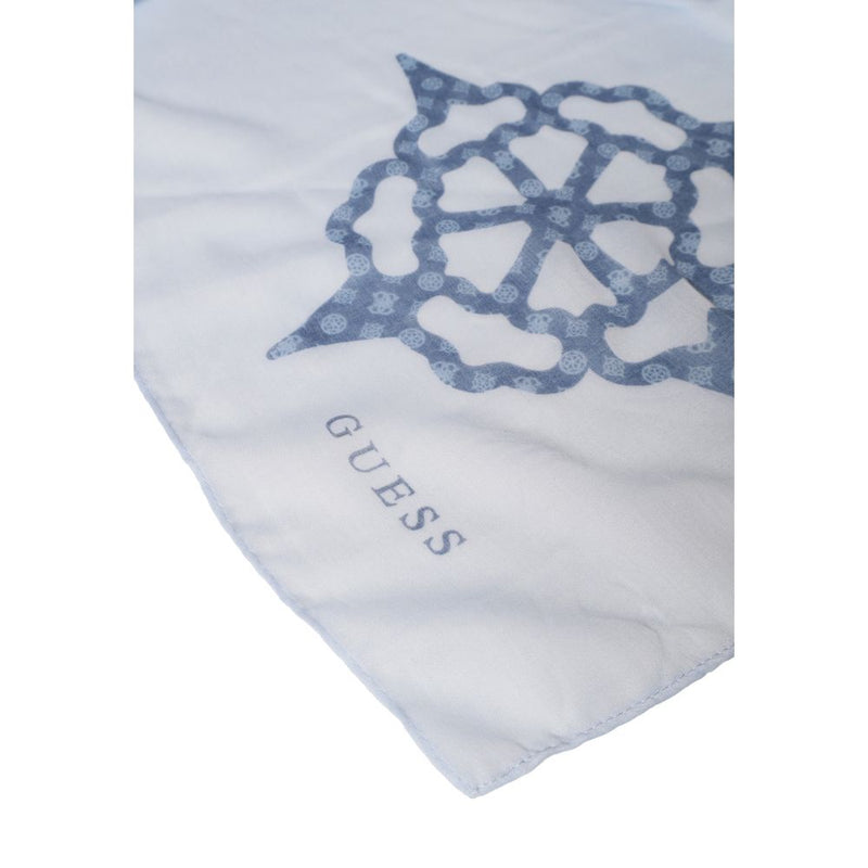 Guess Blue Polyester Scarf